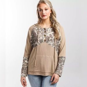 Cheetah Print Hoodie